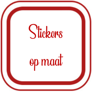 Stickers op maat