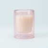 Dubbelwandig glas met kaars - Afbeelding 3