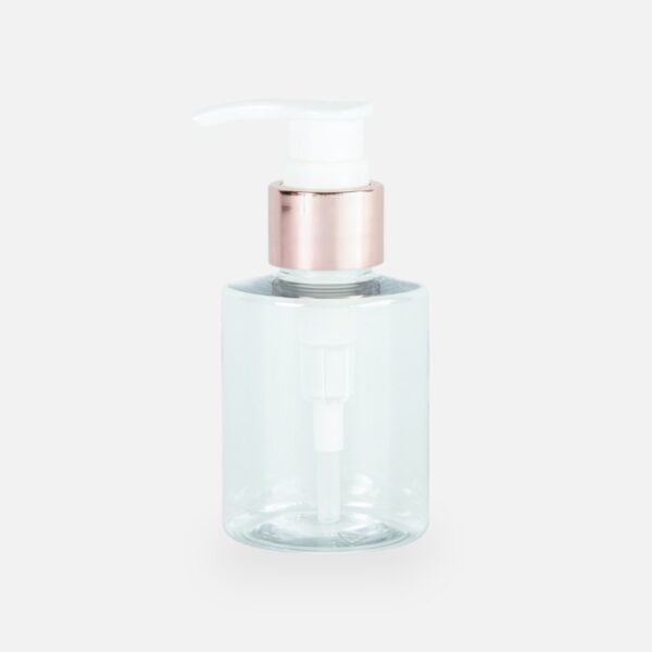 Zeepdispenser cylinder rose goud